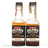 Two 1980s Beam's Black Label Minis