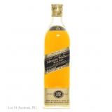 70s / 80s Johnnie Walker 12 Yr Black Label Whiskey