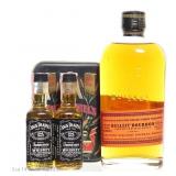 Jack Daniel's 2 Minis Gift Box & Bulleit Bourbon