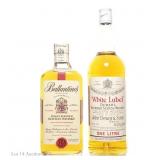 Ballantine's & Dewar's White Scotch Whisky (2)