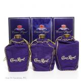 1977 (2) & 1979 (1) Crown Royal Canadian Whisky, 3