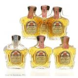 50s/60s Seagram's Crown Royal Minis (6)