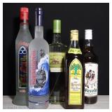 Polish Vodka And Liqueur Variety Lot (5)
