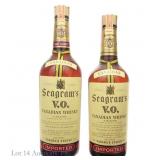 1961 & 1962 Seagram's V.O. Canadian Whisky, 2