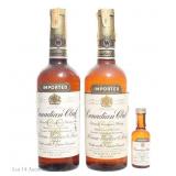 60s Canadian Club 2 Bottles + Mini