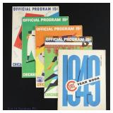 1949 Cubs Years Book & 4 1960's Cubs Programs