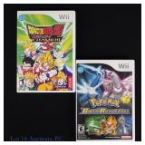 Nintendo Wii Pokemon & Dragonball Z Games CIB (2)
