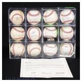 1990's / 2000's Cubs Signed Baseballs AHLOA (12)