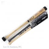 3 Cubs Signed Bats L. Smith Castro Bote W/COA's