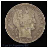 1905-O US Silver Barber 50c (SE R-4.8)