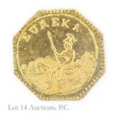 1884 Oct Eureka 50 Cent Cal Gold (P/L)