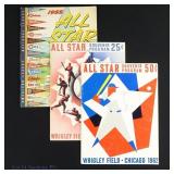 MLB All-Star Game Programs 1947 1955 1962 (3)