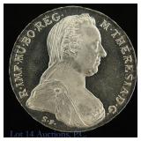 (1780) Austria Maria Theresa Thaler Restrike