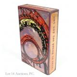 Houston Llew 'Wild Ride' Enamel Glass, Copper Tile