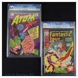 60's & 70's CGC Graded FF & Atom, Key Comic (2)