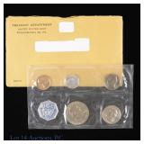1960 US Silver 5-Coin Proof Set in OGP