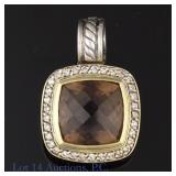 David Yurman Silver 18k Gold Albion Pendant
