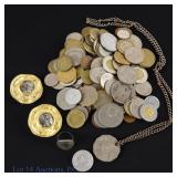 World Coins in Coin Purse (Approx. 1 Lbs 10 Oz)