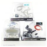 Tillman, Santos, Hicks Signed Mini Helmets (3)