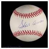 Braves Hank Aaron Signed Baseball PSA COA
