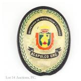 Traffic Police Badge Acapulco, Guerrero, Mexico