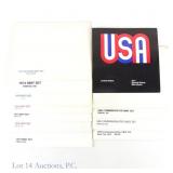 1971 - 1982 United States Postage Mint Sets (12)