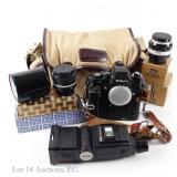Nikon F3, Motor Drive, Lenses, Flashlights, More