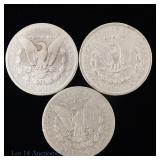 1899o, '00o & '01o Silver Morgan $1 ASW 2.3 Oz, 3