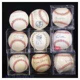 NY Yankees Legends Signed Baseballs (10)