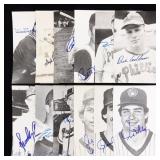 Real Photo Postcards - 11 Sig Braves Phils Pirates