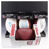 4 Chgo Bears Signed Footballs SB XX Players