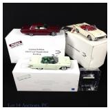 1/24 Scale Danbury Mint Ford Thunderbirds (3)