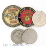 US Marine Challenge & Soviet Coins (5)