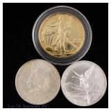 Mexico & US Silver Bullion Coins (3)