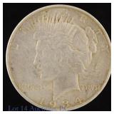 1934-D US 90%-Silver Peace Dollars (*XF+)