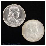 1961 P & D US Silver Franklin 50c (*CH BU), 2