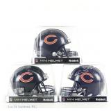 Chicago Bears Signed Mini Helmets AS IS (3)