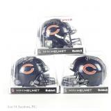 Bears Trubisky, Howard, Whitehair Mini Sgd Helmets