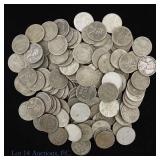 US WW2 Lincoln Steel Wheat Cents (Approx. 125)