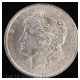 1900 (P) US Silver Morgan Dollar (GEM BU)