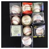 10 Baseballs Signed By Major League Legends