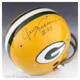Packers Jerry Kramer Signed FS Helmet AHLOA