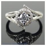 14k W Gold Diamond Ring