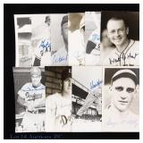 Real Photo Postcards - 10 Sig Dodgers Giants