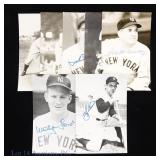 Real Photo Postcards - 7 Sig NY Yankees