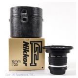 Nikon Ai-S Nikkor 18mm f/3.5 Lens CIB