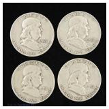 1951-1953 US Silver Franklin 50c (ASW 1.4 Ozt), 4