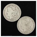 1890s & 1897o US Silver Morgan Dollars ASW 1.5 Oz