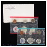 1964 P,D US 90%-Silver Unc. 10-Coin Mint Set