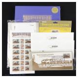 2019 USPO Transcont. Railroad Stamps (FV +$130)